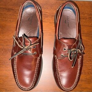 Dockers Men's Rich Brown Leather Boat Shoes